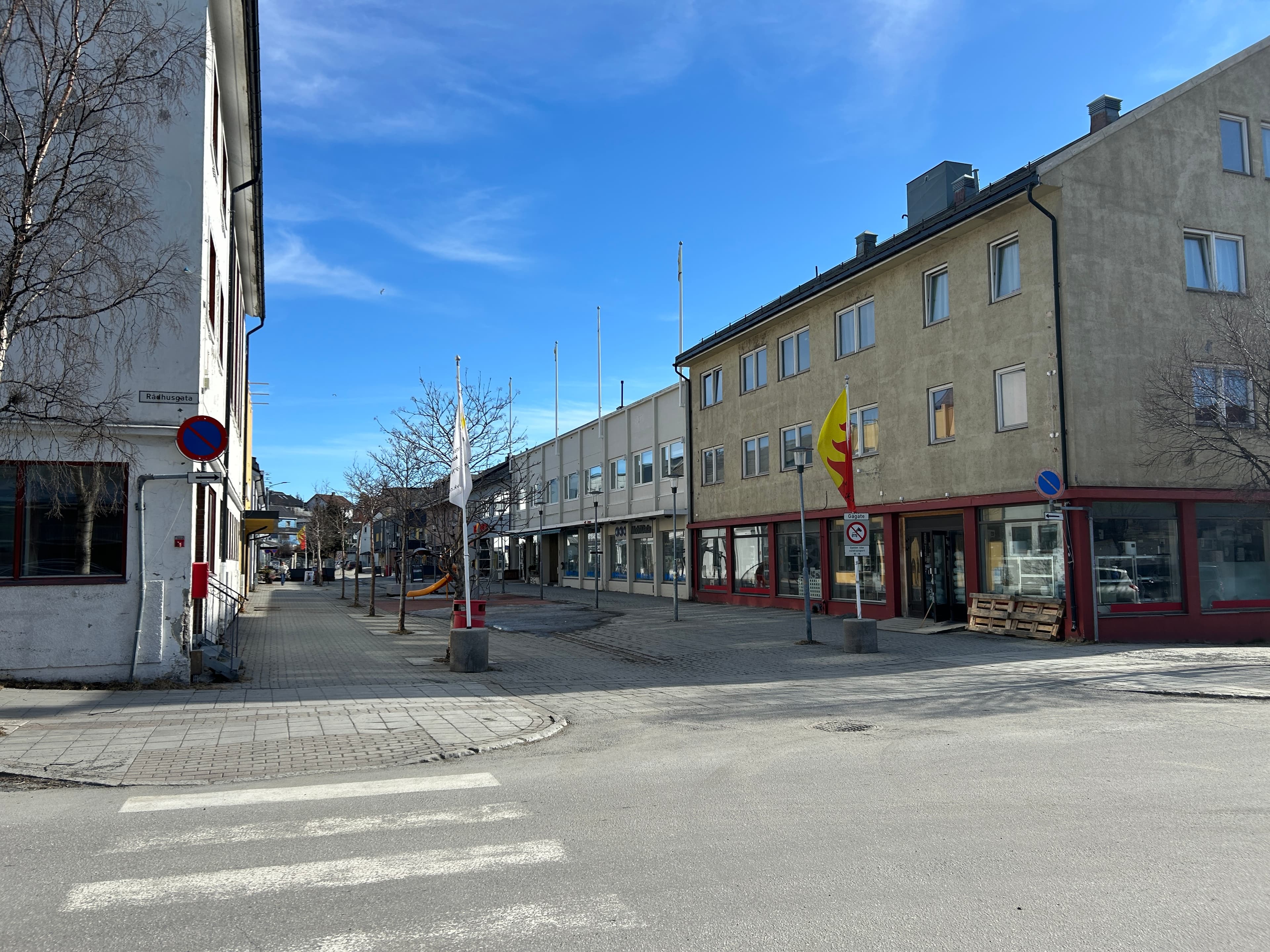 Gågaten i Kirkenes