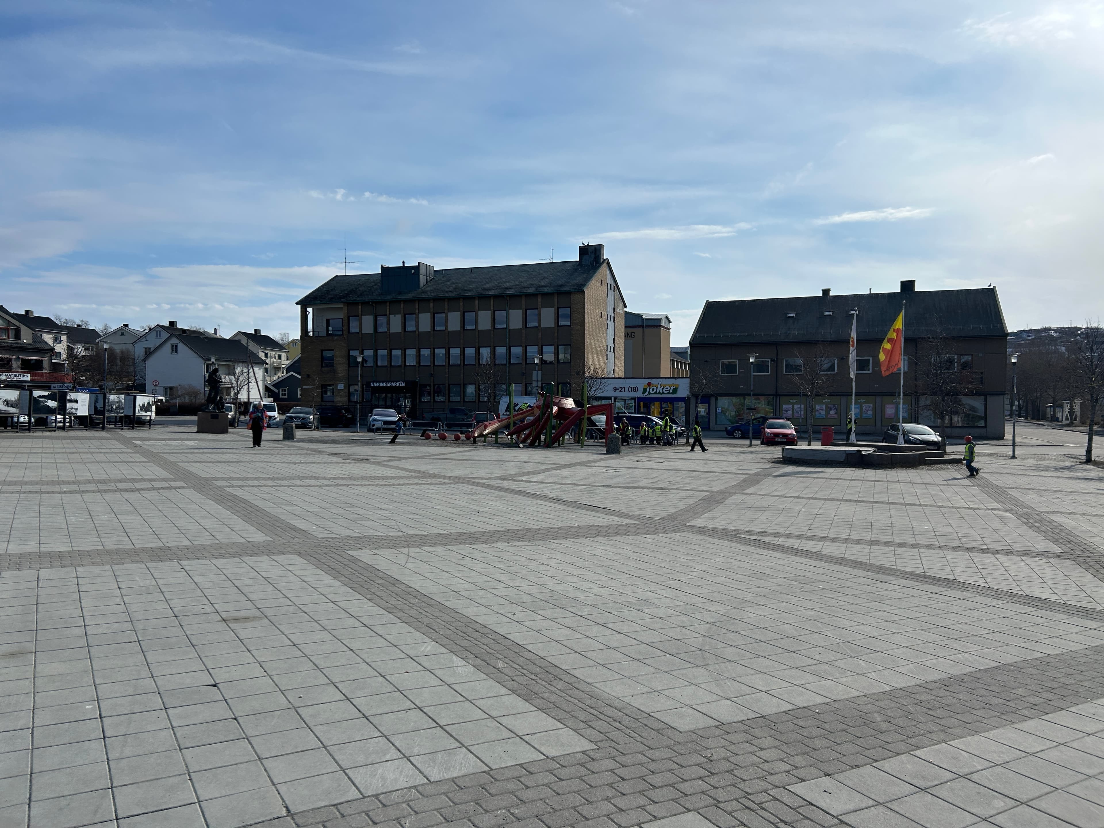 Torget i Kirkenes sentrum